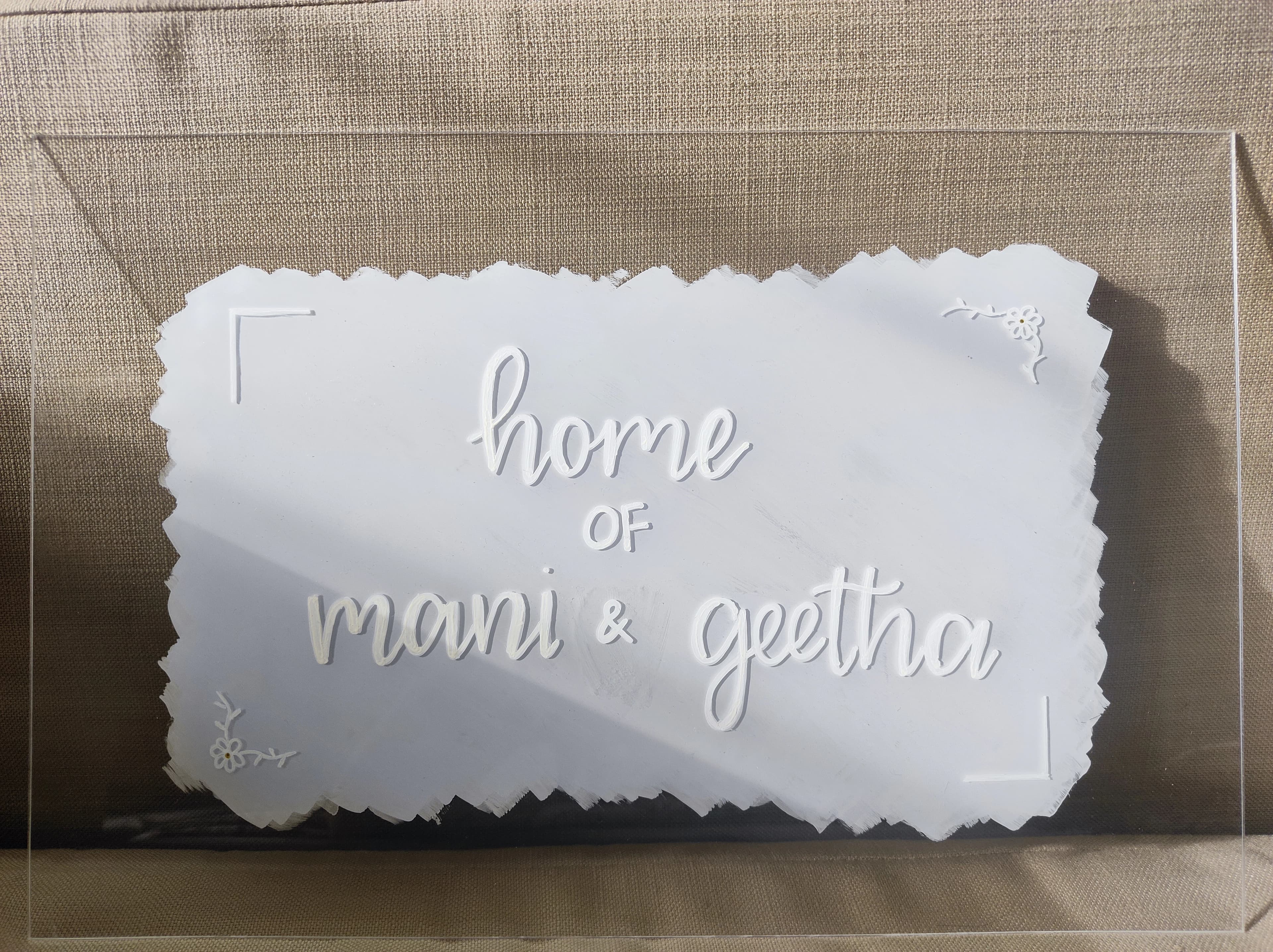Couple Nameplates